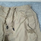 Emage Cargo Pants Men S Tan Drawstring Hem Utility Pockets Streetwear Fit