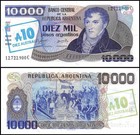 Argentina 10 Australes  1985 Nd  P-322c  Unc  Series C X 10 Pcs