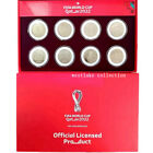 2022 Official Authenti Qatar World Cup Commemorative Coin 8pcs Set Unc