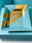 Nib Tiffany   Co Vide Poche Porcelain Mini Rectangular Tray Size 4 1 2    X 5 3 4   