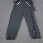 Ross Michaels Jumpsuit Mens M Gray Jogger Cotton Blend Hooded Zip Union Suit