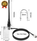 Vhf Marine Radio Antenna Low-profile 156-163mhz Antenna Pl259 Connector