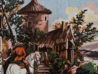 Vintage Needlepoint Canvas Seg Collection De Paris  la Haite   Made In France