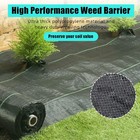 3ft X300ft Weed Barrier Landscape Fabric Woven Weed Control Mat 3 24 Oz