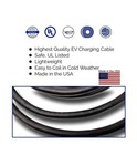 Inteset 21 Ft 40a  240v J1772 Ev Extension Cable  replacement Cord  Made In Usa