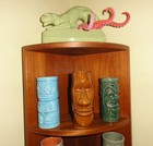 Vintage Ceramic Moai Tiki Mug Easter Island Hawaiian Polynesian Mcm Tiki Room