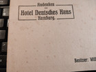 Advertising  Brochure   Hotel  Deutschieshaus  Hamburg  In  German