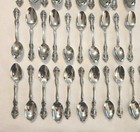Oneida Michelangelo Cube Stainless Steel 99 Pc Flatware Serving Set Forks Spoons