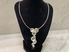Hagit Gorali Hg 925 Israel Sterling Silver 8 Round Silver Bubble Style Necklace 