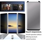 For Samsung Galaxy Note8 Case Leather Wallet Card Cover   Privacy  tempered  glass