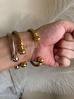 Copper Magnetic Bracelet Therapy Bangle Balance Arthritis Pain Relief Energy Joy
