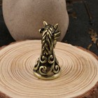 Horse Head Solid Brass Statue Bell Animal Decoration Table Decorations Gifts