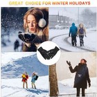 Ladies Leather Touch Screen Gloves Women Winter Fleece Lined Outdoor Warm