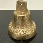 Vtg Brass Railroad Trolly Bell     Buffalo Street Rr    Appalachia Rr Rare Collector