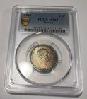 Hawaii 1883 Quarter 25 Cents Pcgs Ms62   Really Nice Toning  Gold Shield