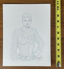 Doc Titania Challenger Original Signed Comic Art By Tom Grummett Section Zero 