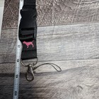 Love Pink  Dog  Lanyard Victoria s Secret Lanyard Keychain Black   Pink