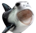 Great White Shark Head Wall Mount Trophy Sculpture