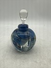 Art Glass Perfume Bottle With Stopper-82