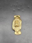 Vintage Cast Brass Door Knocker Bloodhound Dog Dogs Head 32x75mm 