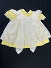 Vintage Cherubs 2 Pc Toddler Girls Dress   Pinafore Sz 4 Yrs
