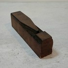 Vintage Printing Letterpress Wood Type Printers Block Exclamation Point   45 Pt