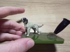 Vtg English Pointer  Dog Bakelite Desk Pen Pencil Holder