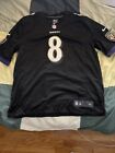 Lamar Jackson  8 Baltimore Ravens Men s Game Limited Jersey Black