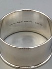 Gorham 13572 Plain Sterling Silver Round Napkin Ring 1    Monogrammed