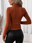 Clasi Women s Autumn winter High Neck Long Sleeve Fashion T-shirt For Daily Wear