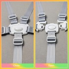 Zukocert 5 Point Harness Adjustable Safety Straps For High Chair Stroller  