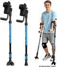 Forearm Crutches For Adults  3-angle Adjustable Arm Crutches For Walking  Ergono