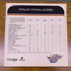 1970 Dodge Scat Pack Challenger Charger Super Bee Sales Brochure Buyer Catalog