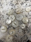 Lot Antique Vintage Mother Of Pearl Buttons