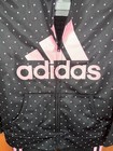 Adidas Youth Girl s Tracksuit Set Full-zip Jacket Pants Size 6 Black Pink  Nwt