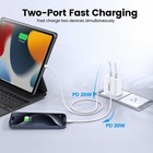 40w Pd Usb C Fast Charger Cube Type C Cable For Iphone 17 16 15 14 13 12 11 Lot