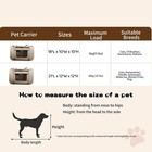 Cat Carrier For Large Cat And Small Dogs  airline Approved soft-sided Travel Bag