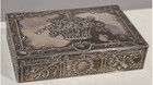 Antique 19th Century Decorated Silver Box  Scandinavian Danish Silver 136g