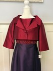 Rickie Freeman For Teri Jon Dress Sleeveless   Bolero Jacket Silk Size 6 New