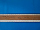 Vintage Keuffel   Esser 1375p-22 Paragon Drafting Machine Scale Ruler 12    Wood