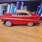 Very Nice Vintage Ichiko Tin Friction  1958 Plymouth With Box