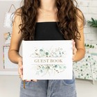 Bloom Daily Planners Guest Book  Boho Greenery