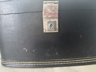 Vintage Train Vanity Cosmetic Hard Case Travel Mirror Lock With Key