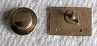 Vtg Employee Award Pin Todd Shipyards 15 Yr Gold Filled w  Ruby Los Angeles Ca
