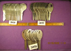 46 Pc New Old Stock Uncut Key Blanks Da 30  Da 31  Da 32 Nickle Ilco Silca 