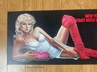 Rare Blondie Wplj Subway Poster 1979 Olivia De Berardinis Art Double Sided Ds