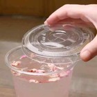 Karat 98mm Pet Plastic Flat Lids - 1 000 Ct  C-kc626ts