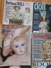 Lot Of 6 Vintage Doll Magazines-antique Doll Collector  Doll News   Magazines 