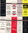 10 Lot Vintage Matchbook Covers - Girlie - Dancers - Gentlemen Club Etc