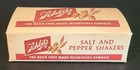 Vintage 1952 Schlitz Beer Salt And Pepper Shakers With Box real Nice Condition  